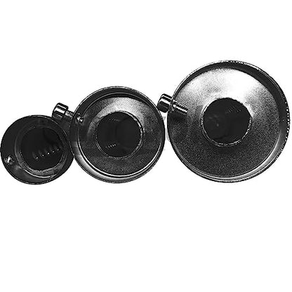 2 Pcs Motorcycle Exhaust Silencer Motorbike Muffler Insert Baffle Silencer Universal (black-48mm,2Pcs) - color: black-48mm