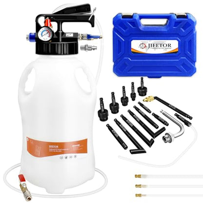 JIFETOR Transmission Fluid Pump Pneumatic Extractor and Dispenser Tool Kit - color: Blue & Black