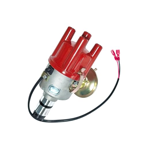 034 Vacuum Advance Electronic Distributor Fits for VW Bug Bus Ghia Beetle Fastback Karmann Transporter 0231170034, 0231170034EL Red - color: 2# Red 034 0231170034EL