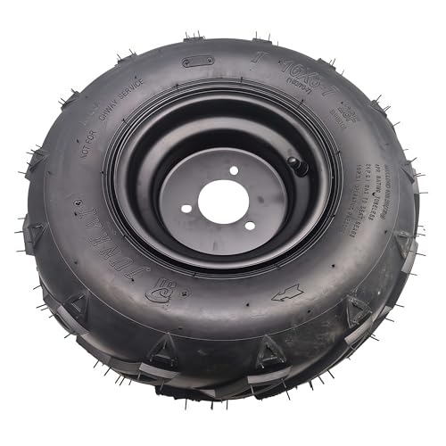 16×8-7 left Tires Wheels with Rim For 50-125cc TAO TAO ATV Go-Kart ATV.