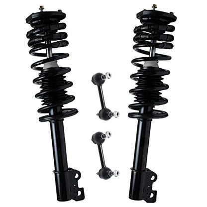Detroit Axle - 4pc Rear Struts Sway Bar Links for Saturn SC SC1 SC2 SL SL1 - size: 4QS2400023/Sway Kit