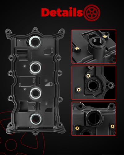 Engine Valve Cover L4 2.5L Fits for 2007-2013 Altima, 2008-2013 Rogue - size: 13264-JA00A