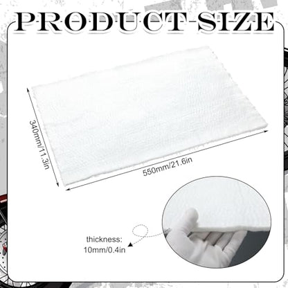 1 Pcs Muffler Packing Motorcycle Exhaust Packing 0.4"x21.6"x11.3"