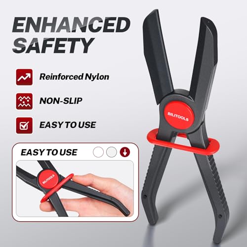 BILITOOLS 3pcs Hose Pinch Off Pliers Set, Straight Clamp Tool for Lines - size: 3-Piece, style: Straight