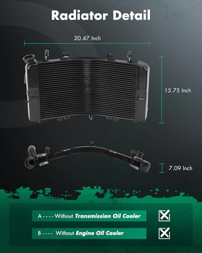 SCITOO 1771015H00;1771015H10; Automotive Engine Radiators Fit for Suzuki - size: 1771015H00 Motorcycle