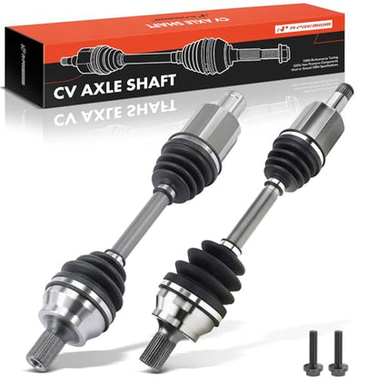 A-Premium Set of 2 Front CV Axle Shaft Assembly - style: Front Driver and Passenger Side