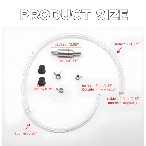 Brake Bleeder Hose, 2025 New One Way Check Valve Tube Bleeding Tool Kit for Car Motorcyle Clutch - Universal Hydraulic Brake Fluid Bleeder with Complete Kit (3 Set) - color: 3 Set