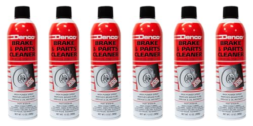 Denco 1930-50 Brake Cleaner, 50-State, Non-Chlorinated, 13oz, 6-Pack - size: 13 Ounce (Pack of 6)