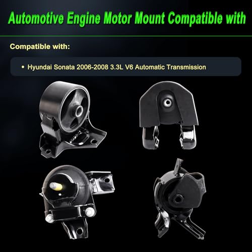 Engine Motor Mount Compatible with Sonata 06-08 3.3L Auto Tran - size: 2006-2008 Sonata 3.3L