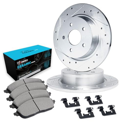 R1 Concepts Rear Brake Kit Fits 2018-2022 Toyota Camry - size: 1EC.76049.42| 11.1" Rear