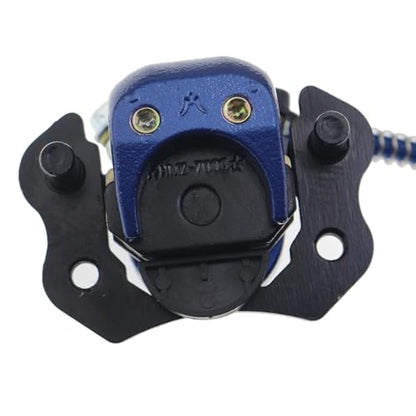 PRO BAT Rear Brake Master Cylinder Caliper + Brake Pad Assembly - color: Blue