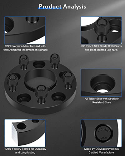 ECCPP 2PCS 20mm 5x4.75 Wheel Spacers 5 lug for chevy for Camaro 1984-2002 - size: 2pcs