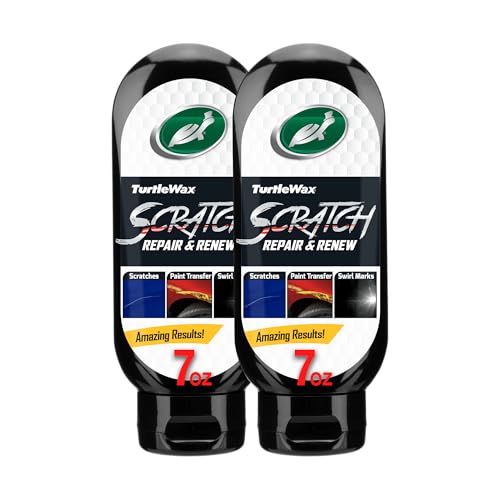 Turtle Wax Scratch Repair & Renew, Car Scratch Remover, 7 oz. (Pack of 2) - size: 7 Fl Oz (Pack of 2)