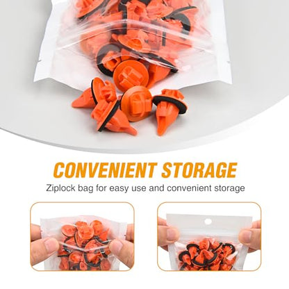GOOACC 180PCS Car Bumper Retainer Clips Bumper Fender Liner Kit for Lexus Toyota 4Runner Tacoma RAV4 Scion 75495-35010 75397-35010 90189-06065 90189-06013 90189-06028 90467-07201 90467-10188 - color: 180 Clips + 1 Tool