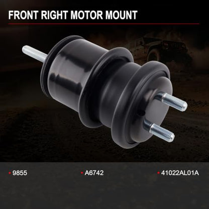 Motor Mount Kit for 2015-2019 Legacy Outback 2.5L - size: A6742 A6742 A6743 A6745