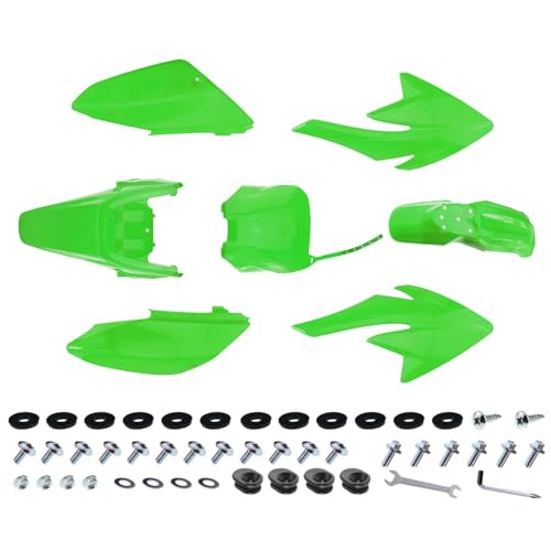 PRO BAT 7PCs Plastic Front And Rear Fenders Side Panels Tank Shrouds