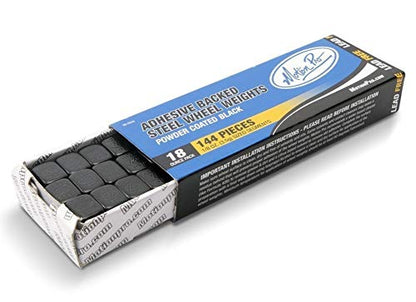 Motion Pro 08-0553 Black Steel 1/8 oz. Wheel Weight - 144 Piece - color: Black