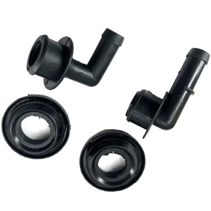 53013360AA Vent Valve Elbow & Grommet Valve Cover Breather Set Compatible with Grand Cherokee Replace 53030497 2946079 47079 42344 2P1042