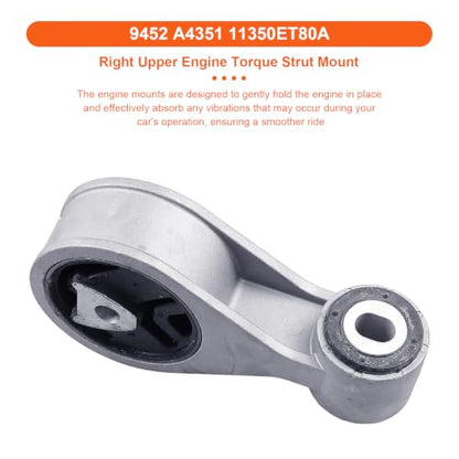 Engine Motor Mount Compatible with Ni-ssan Rogue 2008-2013 L4 2.5L,Ni-ssan Rogue Select 2014-2015 L4 2.5L,Nissan Sentra 2007-2010 L4 2.5L,Replacement for A4351 A4352 - size: 08-13 Nissan Rogue /14-15 Rogue Select L4 2.5L