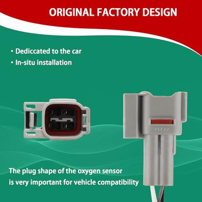 O2 Oxygen Sensor Heated Air Fuel Ratio Compatible with Suzuki APV 2005-2014 1.6L Swift 2005-2011 1.5L Ignis 2000-2003 1.3L Replace# 18213-61J00 - size: 18213-61J00