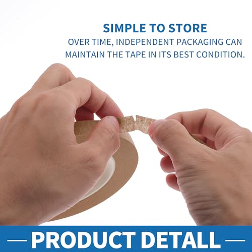 Painters Tape Easy Removal 0.5 Inches x 52.5 Yards Tape Brown - color: Brown, size: 0.5 Inches x 52.5 Yards
