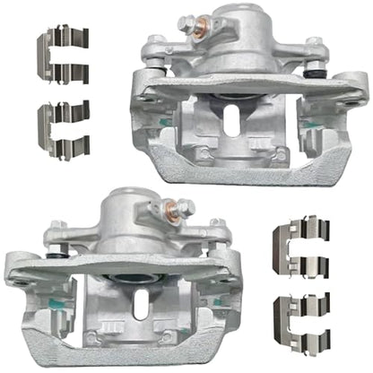 2 Pcs Brake Calipers Fit for 2012-2023 Subaru Crosstrek Forester Impreza XV Crosstrek, Rear Disc Brake Calipers Assembly w/Bracket Replace for 19B7028 19B7029 - size: 19B7028+19B7029