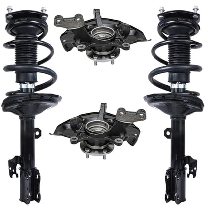 Detroit Axle - Front Steering Knuckles Struts for 06-07 Toyota Highlander - size: 4QU47815/ Big strut kit