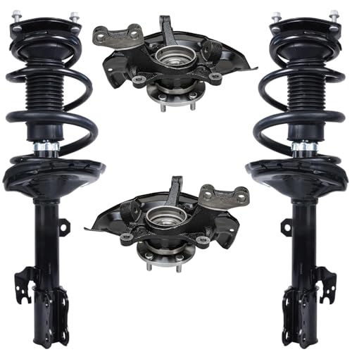 Detroit Axle - Front Steering Knuckles Struts for 06-07 Toyota Highlander - size: 4QU47815/ Big strut kit