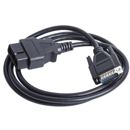 5 Ft OBD2 Male to DB15 Male Main Cable, 16 Pin OBDII Adapter Diagnostic Extension Cord for Diagnostic Tool & Code Reader