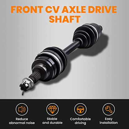 maXpeedingrods 2PCS Front CV Axle Shaft for Honda Rancher 350 TRX350FM - size: 2 Pack