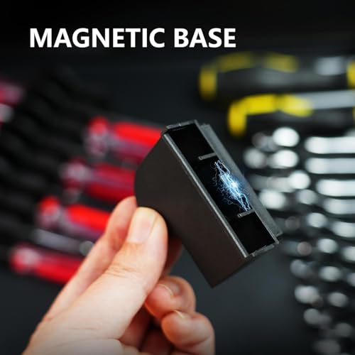 DEHOYI 48 PCS MAGNETIC Modular Wrench Organizer for Tool box, Metric & SAE - style: Magnetic(48 pcs Black)