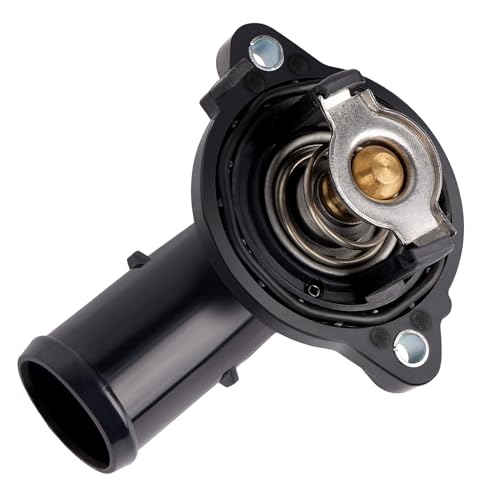 EVIL ENERGY Thermostat Housing Assembly, 902-3035 Engine Coolant Thermostat Compatible with 2011-2023 Chrysler 300 Dodge Challenger Charger 3.6L, 5184977AD, 5184977AE
