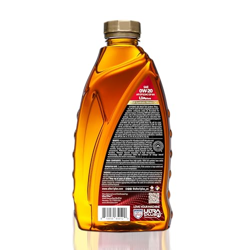SAE 0W-20 Full Synthetic Motor Oil API SP ILSAC GF-6A 12 Quarts - size: 12 Quarts Pack