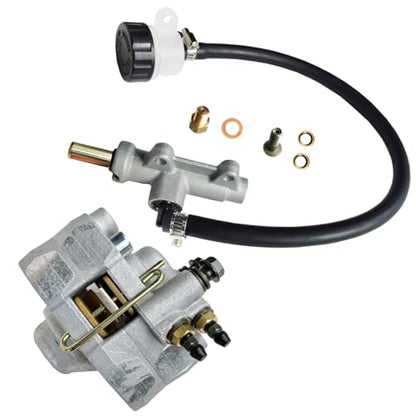 Rear Brake Caliper & Master Cylinder Set Compatible with Polaris Magnum 325 500 Scrambler 400 500 Trail Blazer 250 400 Trail Boss 325 330 Xpedition 325 425 Xplorer 250 400 Part # 1910449