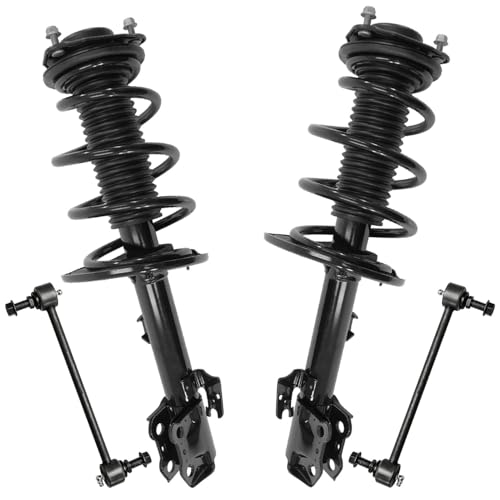 Detroit Axle - Front Struts Kit for 2014-2019 Toyota Highlander - size: 4QS54046-V1/Sway Kit