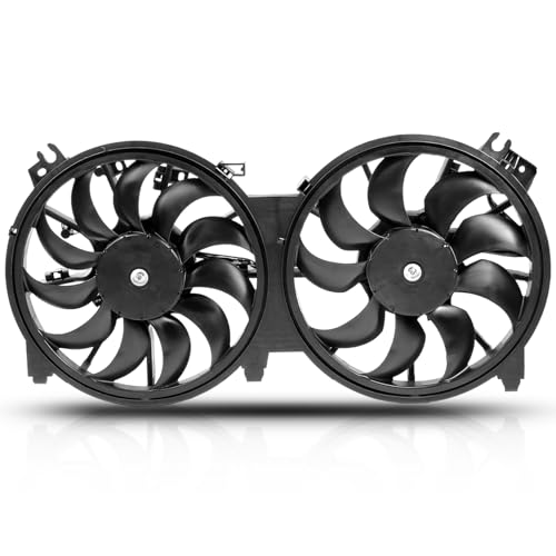 SCITOO 620-453 Dual Radiator Condenser Fan Assembly Compatible with Nissan