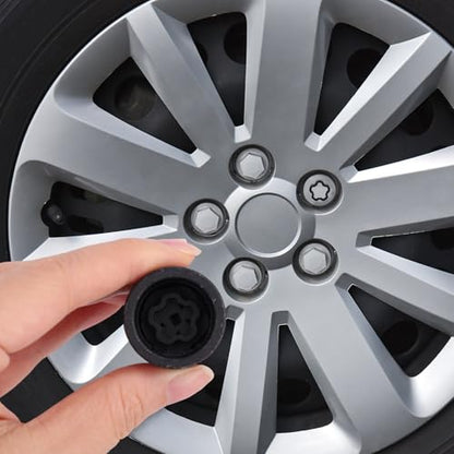 F-Wheel Locking Nut Tool, Special Steel Wheel Security Kit,Anti Theft Lug Nut Key for Dismantling & Installing Anti Theft Lugnut Tool Socket Remover Hand Repair Tools
