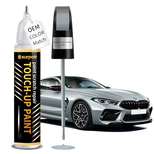 Brooklyn Gray Metallic C4P Touch up Paint for BMW Car Scratch Remover Pen - color: Brooklyn Gray Metallic (C4P)