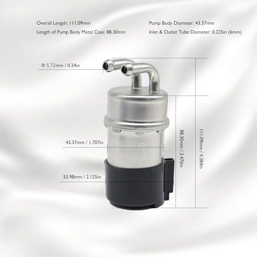 Motorcycle Fuel Pump 15100-38A10 Electric Fuel Pump Fit for Suzuki - size: 15100-38A10
