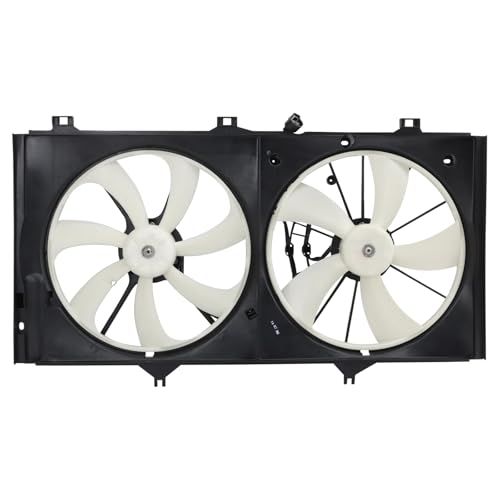 TRQ Radiator Dual Cooling Fan Assembly - style: RFA73764