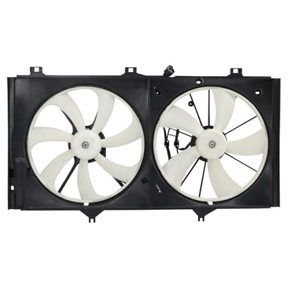 TRQ Radiator Dual Cooling Fan Assembly - style: RFA73764