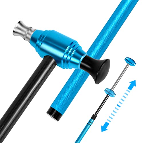 WHDZ Paintless Dent Repair Tools Dent Removal Hammer Double-Faced Car Dent Repair Leveling Hammer Telescopic - color: Blue