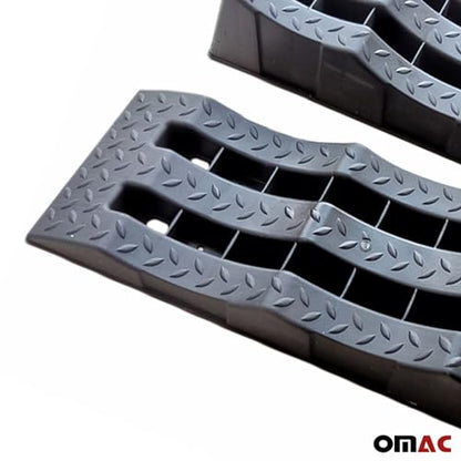 OMAC 4 Pcs Set Multi-Level Ramps for RV Trailer Camper Car Wheel Chocks/Stabilizer - size: 4 Pieces Set / Multi Level