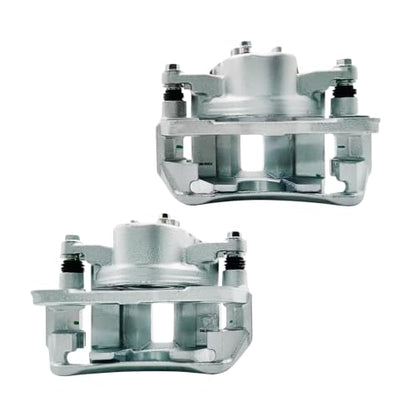 2 Pcs Front Brake Calipers Fit for 1991-2001 Honda Accord CR-V Odyssey Prelude, 1995-2001 Acura CL Integra TL, 1996-1999 Isuzu Oasis, Replace for 19B1460 19B1461 - size: 19B1460+19B1461
