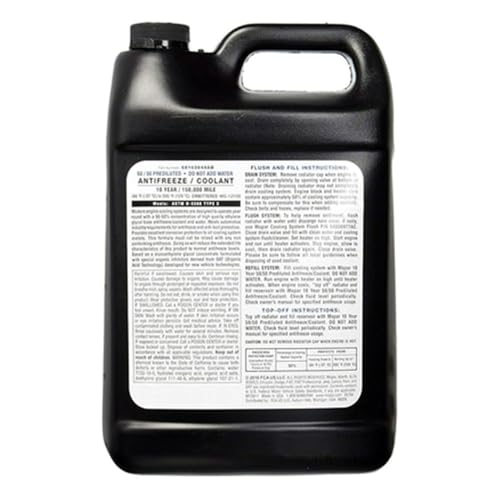 Genuine Coolant Antifreeze, 50/50 68163849AB