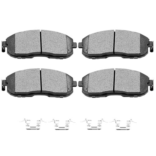 ECCPP Front Brake Pads Kits,4pcs Ceramic Pads Sets For Nissan For Sentra - size: Front D815-7318