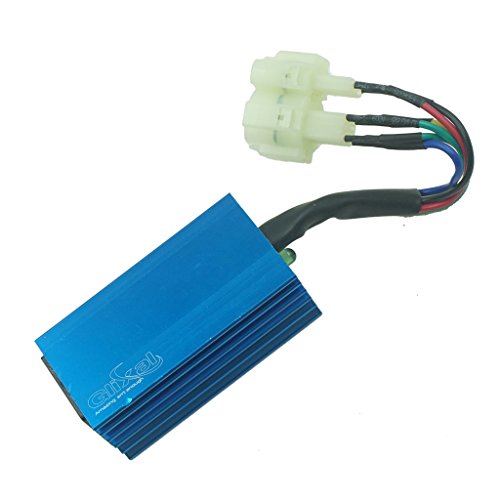 Glixal GY6 50cc 150cc High Performance Racing Blue CDI Box, No Rev Limit
