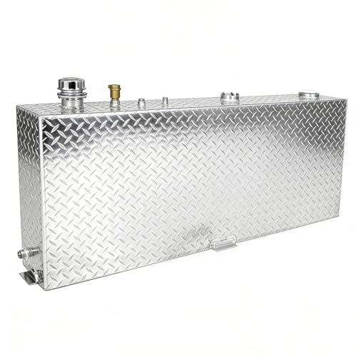 Aluminum Rectangular Liquid Tank, 45 Gallon Capacity, 57 × 9.5 × 20 inches