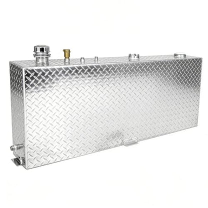 Aluminum Rectangular Liquid Tank, 45 Gallon Capacity, 57 × 9.5 × 20 inches