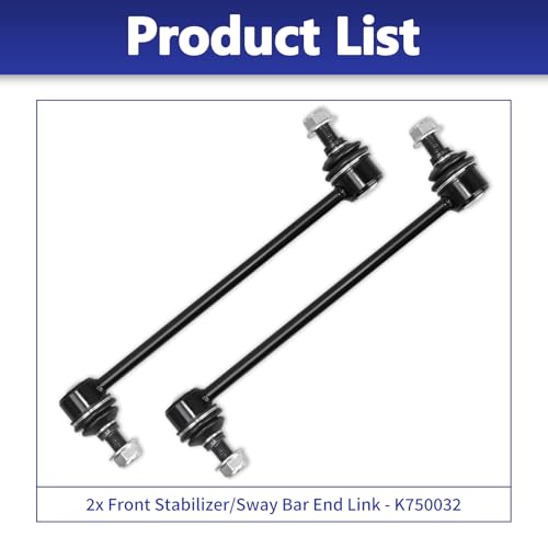 Stabilizer, 2 Pcs Front Stabilizer Sway Bar End Link Replacement For 2007-2012 HYUNDAI ELANTRA KIA FORTE MAGENTIS OPTIMA RONDO (K750032)